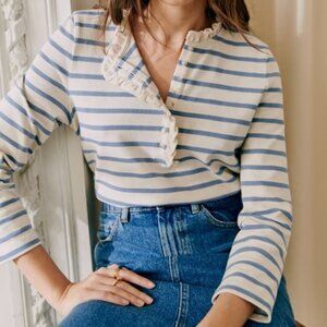 Sézane Gaël Marinière — vintage blue